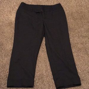 Apt9 Black Cropped Dress pants